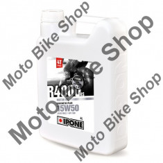 MBS Ulei moto 4T Ipone R4000 RS 15W50 Sintetic Plus ESTER - JASO MA2 - API SM, 4L, Cod Produs: 800370IP foto