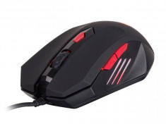 Mouse Natec optic Natec silent GENESIS G66 GAMING NMG-0662, 2000 DPI + DPI switch, USB, negru foto