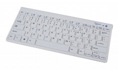 Tastatura Gembird KB-BT-001 Bluetooth, alba foto