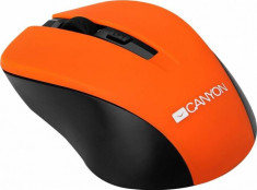 Mouse Canyon CNE-CMSW1O, optic, USB, 800-1000-1200dpi, portocaliu foto