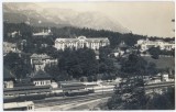 2290 - SINAIA, Prahova, Railway Station - old postcard, real FOTO - unused, Necirculata, Fotografie