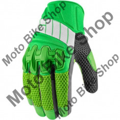 MBS Manusi textile Icon Glove Overlord, verde, XL, Cod Produs: 33012420PE foto