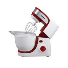 Mixer Heinner HSM-350 cu bol, putere 350W, alb cu rosu foto