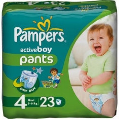 PAMPERS Scutece Active Boy 4 Maxi Carry Pack 23 buc foto