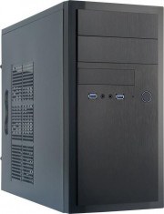 Carcasa Chieftec Elox Series HT-01B , mini tower, neagra, sursa 350W foto