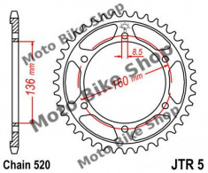 MBS Pinion spate Z45 520 Aprilia Pegaso 650/ BMW F 650, Cod Produs: 7275266MA foto