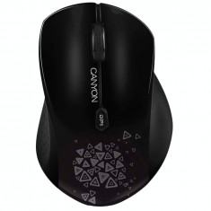 Mouse Canyon CNS-CMSW4B optic wireless, 1280dpi, Negru foto