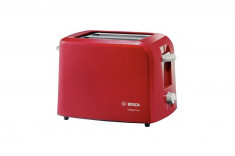 Prajitor de paine Bosch TAT 3A014, putere 980W, rosu foto
