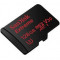 Card memorie SanDisk microSDXC SDSQXVF-128G-GN6MA, SANDISK EXTREME, 128 GB, 90/60 MB/s, Class 10 U3 V30 UHS-I MOBILE