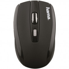 Mouse Hama AM-7800, optic, wireless, 1200 dpi, negru/ portocaliu foto