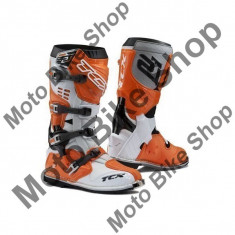 MBS Cizme motocross TCX Pro 2.1 Professional, alb/portocaliu, 47, Cod Produs: XS9622WO47AU foto