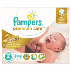 PAMPERS Scutece Pampers Premium Care 2 81553052 , New Baby Mega Box, 148 buc, 3-6 kg foto