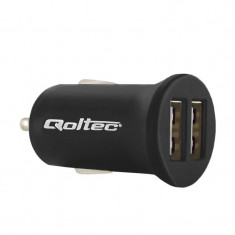 QOLTEC Qoltec Car charger 12W | 5V | 2.4A | 2 x USB 50049.12W foto