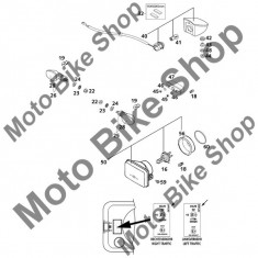 MBS Stop spate KTM 400 LC4-E 2001 #40, Cod Produs: 58414040100KT foto