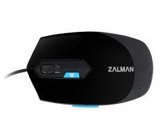 Mouse Zalman ZM-M130C-BK, optic, USB, 2400 dpi, negru foto