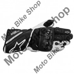 MBS Manusi piele Alpinestars GP Plus, negru/alb, M/9, Cod Produs: 355651312MAU foto