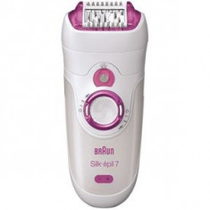 Epilator Braun SE7521, Alb/Roz foto