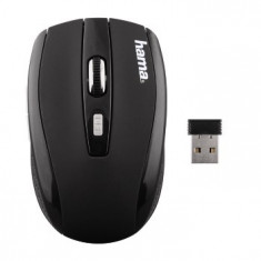 Mouse Hama AM-7800, optic, wireless, 1600 dpi, negru/gri foto