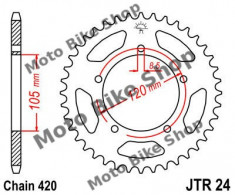 MBS Pinion spate Z51 420 Aprilia MX/RX50, Cod Produs: 7271588MA foto