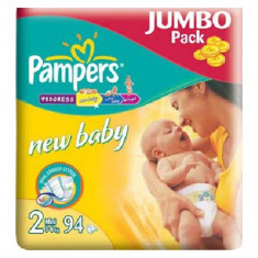 PAMPERS Scutece New Baby 2 Mini Jumbo Pack 94 buc foto