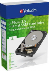 Hard disk Verbatim 53166, 3TB SATA3, 3.5 inch, 7200rpm foto