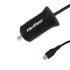 QOLTEC Qoltec Car charger 12W | 5V | 2.4A | Micro USB | 1.4m 50046.12W foto