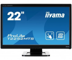 Monitor LED Iiyama Prolite T2252MTS-B3, 21.5 inch, 1920 x 1080 Full HD, negru foto