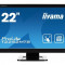 Monitor LED Iiyama Prolite T2252MTS-B3, 21.5 inch, 1920 x 1080 Full HD, negru