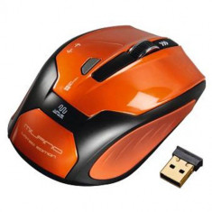 Mouse Hama Milano, optic, wireless, 1600 dpi, portocaliu foto