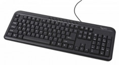 Tastatura Gembird KB-UM-101, cu fir, USB, neagra foto