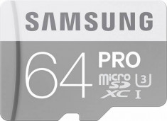 Card memorie Samsung MICROSDXC 64GB PRO U3 Clasa 10 UHS foto