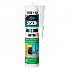 BISON Silicon neutral alb 310ml foto