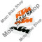 MBS Abtibild KTM , portocaliu/alb, Cod Produs: 3PW0494070KT
