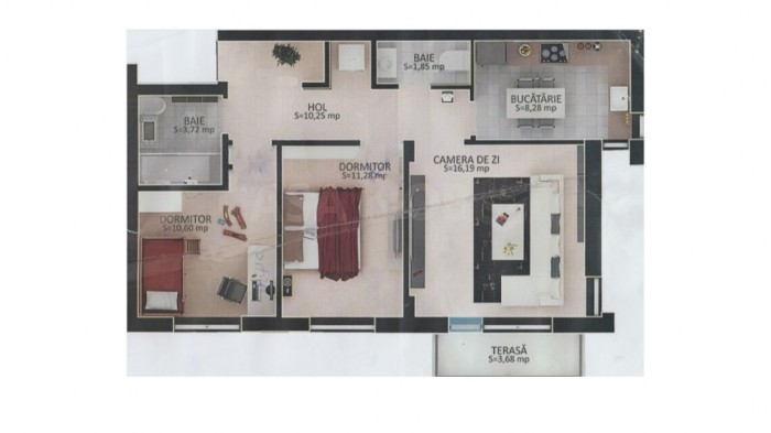 Apartament 3 camere de vanzare in Brasov 54.000 nemobilat foto mare Apartament 3 camere de vanzare in Brasov 54.000 nemobilat foto mare