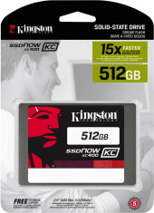 Kingston Now KC400, 512GB, SATA 2.5 inch, Speed 550/530MB foto