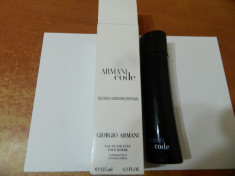 TESTER ARMANI CODE BARBAT 125 ML--SUPER PRET,SUPER CALITATE! foto