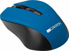 Mouse Canyon CNE-CMSW1BL, optic, USB, 800-1000-1200dpi, albastru foto