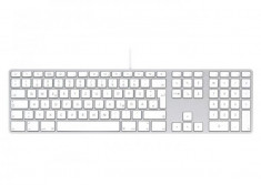 Tastatura Apple MB110Z/B USB, alba, layout International English foto