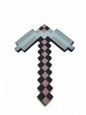 Tarnacop Minecraft - Iron Pickaxe - 45 cm + Bratara Minecraft CADOU !! foto