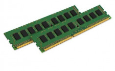 Kingston Memorie server KVR1333D3E9SK2/16G, DDR3, UDIMM, 16GB, 1333 MHz, CL9, 1.5V, ECC, kit foto