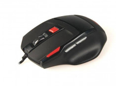 Mouse Natec optic Gaming Natec Genesis G55 NMG-0278 , USB, 2000 DPI, DPI switch, negru foto