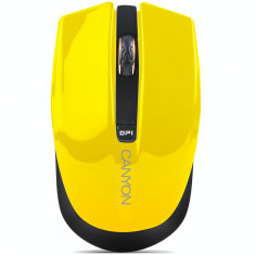 Mouse Canyon CNS-CMSW5Y, optic wireless, 1280dpi, galben foto