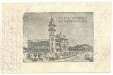 2085 - BUZAU, Palatul Comunal - old postcard, CENSOR - used