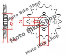 MBS Pinion fata Z19 428 Yamaha XT350/, Cod Produs: 7262843MA foto