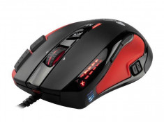 Mouse Natec laser Natec Genesis gaming GX78 Limited NMG-0689 , USB, 5670dpi, negru-rosu foto