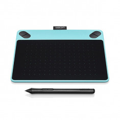 Tableta grafica Wacom Intuos Art Pen and Touch Medium, 2540 lpi, negru/ albastru foto