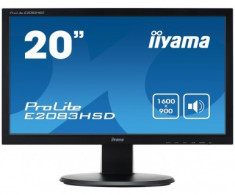 Monitor LED Iiyama Prolite E2083HSD-B1, 19.5 inch, 1600x900px, negru foto