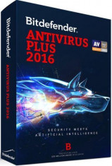 BitDefender Licenta antivirus Antivirus Plus 2016, nou, 1 an, 1 calculator, retail foto