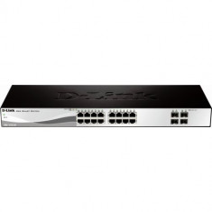 Switch D-Link DGS-1210-20, Managed Switch, 16 porturi Gigabit, 4 porturi SFP Gigabit foto