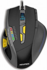 Mouse Newmen G300, 8200 dpi, USB, Negru foto